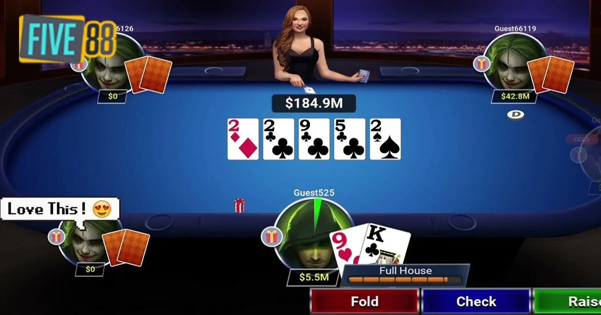 Hướng Dẫn Chơi Poker Five88 Đơn Giản Thắng Lớn Cho Người Mới